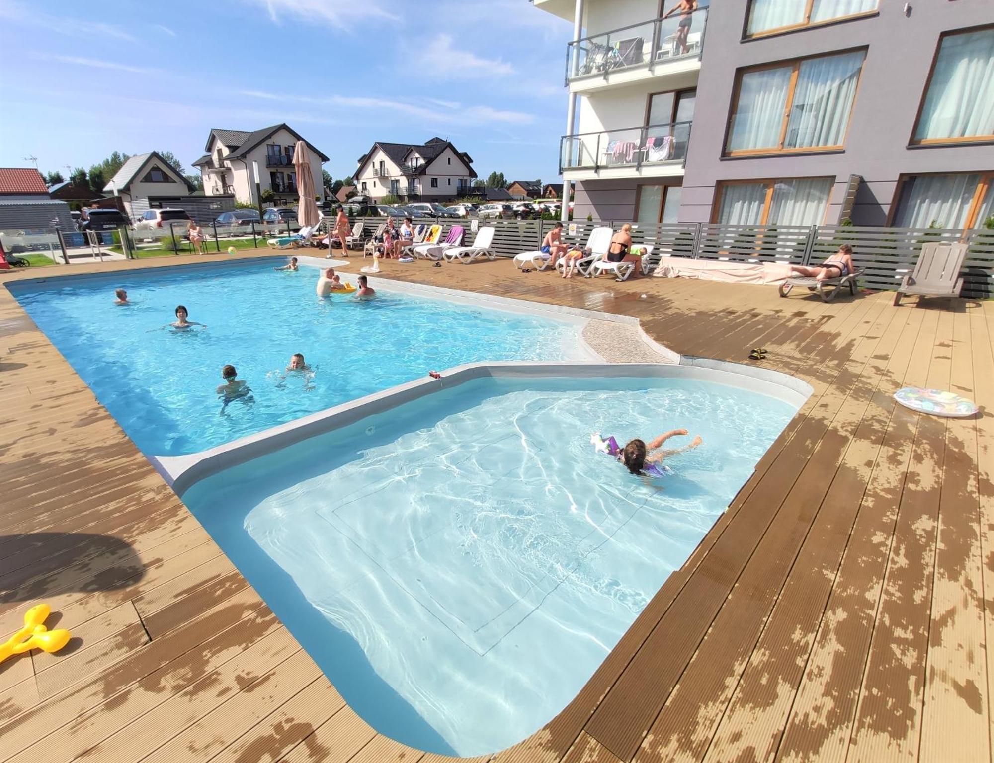 Apartament "Blu10" Z Basenem Sarbinowo Extérieur photo